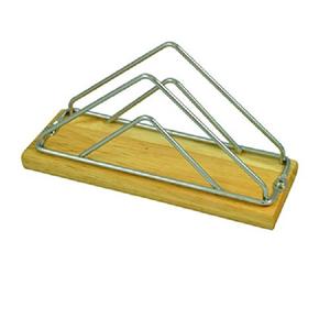 Servilletero redondo de madera pura con acabado hecho a mano de calidad superior perfecto para la organización de la Mesa en entornos elegantes - Product Image 2