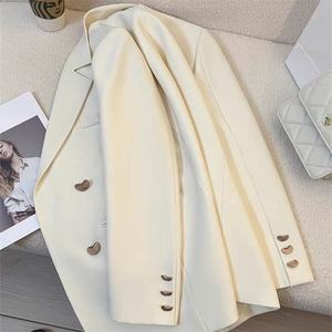 Nouvelle veste universitaire pour homme d'hiver, manches longues, poches, boutons de luxe, logo, 100% coton tricoté, décontractée, unie, coupe ajustée - Product Image 2