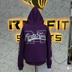 Sudadera con Capucha Personalizada de Estilo Único 2025, Sudadera con Cremallera y Pedrería, Chaqueta con Cremallera, Lavado Ácido, Sudadera de Forro Polar para Hombre, Ropa Urbana - Product Image 3