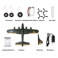 USA B-17 à voilure fixe RC avion modèle extérieur planeur avion 2.4Ghz télécommande avion électrique enfants jouets garçons cadeaux FX817