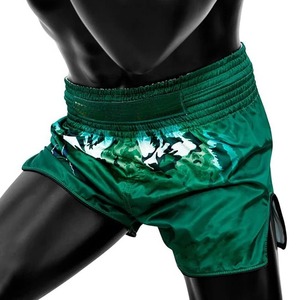 Servicio OEM, Shorts de Muay Thai de Satén al por Mayor, Diseño Personalizado, Alta Calidad, Transpirables, Antiarrugas, de Secado Rápido, con Cintura Elástica - Product Image 6