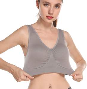 Sujetador deportivo Reversible de doble cara para mujer, soporte medio, acolchado sin aros para entrenamiento, Yoga, gimnasio, Fitness, Yoga, gimnasio, Fitness - Product Image 1