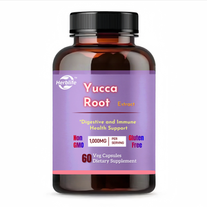 Now Compléments Yucca Racine Capsules Marque Privée OEM/ODM Complément Alimentaire pour une Santé Immunitaire et Digestion pour Adultes - Product Image 1