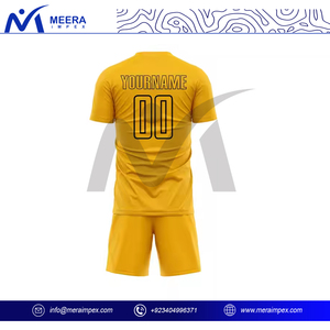 2025 Đầy Đủ Thăng Hoa Thái Chất Lượng Bóng Đá Jersey Tùy Chỉnh Câu Lạc Bộ Màu Vàng Bóng Đá Đồng Phục Bóng Đá Jersey Bóng Đá Mặc Đội <span class=keywords><strong>Kit</strong></span> - Product Image 4