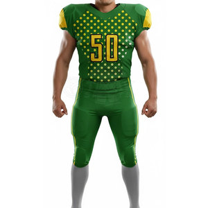 Uniforme de football américain en tissu sublimé durable, coupe confortable pour l'entraînement et les matchs - Product Image 2