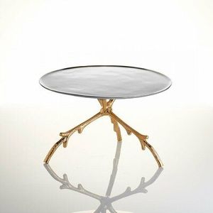 Elevador tradicional de exhibición de postres para cupcakes de Metal y madera con grabado Floral para servir comida elegante y acentos de decoración del hogar - Product Image 4