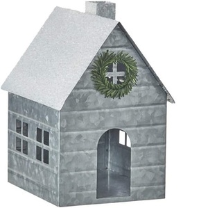 FAROL DE Metal Estilo Vintage para decoración del hogar, casa de descanso roja, ornamento de Navidad, producto en oferta - Product Image 6