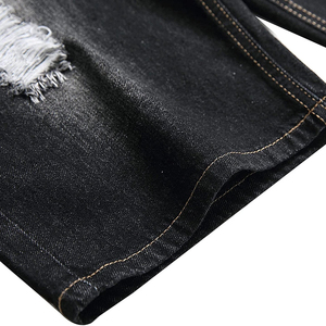 Vente en gros top tendance 2025 Short en jean tailles hommes taille élastique Denim pas cher prix respirant hommes Denim court nouveauté - Product Image 4