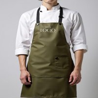 Delantal ajustable profesional para barbacoa y hornear, accesorio de cocina personalizable para hombres y mujeres, para uniformes de restaurante y Bar