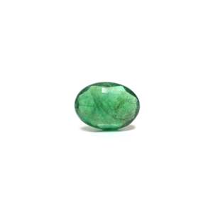 Pierre précieuse naturelle verte facettée de 2,59 carats, taille émeraude, 8 mm, certifiée IGI, traitée thermiquement - Product Image 2