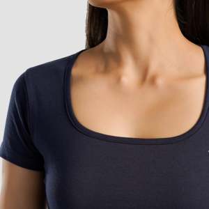 เสื้อทรงสลิมฟิตเนสสีกรมท่า ระบายอากาศได้ดี - Product Image 5