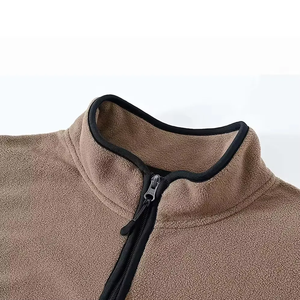 Sweat-shirts à demi-zip pour hommes, vente en gros personnalisée, vêtements de rue hip-hop, sweat-shirt à manches longues pour hommes, logo personnalisé - Product Image 3