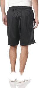 กางเกงขาสั้นเล่นกีฬาสำหรับผู้ชายเอวยางยืดสีทึบระบายอากาศได้ทำจากโพลีเอสเตอร์100% ออกแบบโลโก้ได้ตามต้องการสำหรับฤดูร้อน - Product Image 3