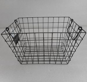 Panier rectangulaire en grillage de fer fini en cuivre fait à la main pour le stockage de cuisine pour un usage domestique directement fourni par l'Inde - Product Image 5