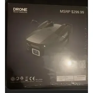 High Quality Onyx Black FPV <b>Drone</b> with Remote Control <b>Beginner</b> Level HD Camera 1km Image Transmission Range - Product Image 1