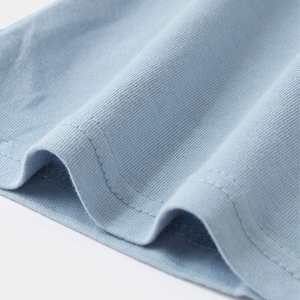 เสื้อยืดสตรีทแวร์คอลูกเรือแขนสั้นผ้าสแปนเด็กซ์/ ผ้าฝ้ายระบายอากาศได้ดี220ก. สำหรับฤดูร้อนดีไซน์ตามสั่งสีพื้น - Product Image 3