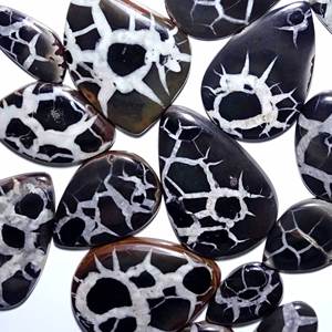 เครื่องประดับที่สวยงามทําเพชรหลวม Septarian การรักษาธรรมชาติร่วงลงอัญมณีกึ่งมีค่า Septarian ในราคาขายส่ง - Product Image 6
