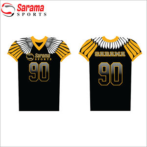 OEM Design <b>Light</b> Weight American <b>Football</b> Uniform Custom Team Apparel Name and Number American <b>Football</b> Uniform - Product Image 3