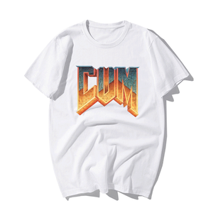 T-shirt en coton pour hommes, nouvelle collection d'été, imprimé de lettres, tendance vintage, décontracté, solide, tissu en jersey, design vierge - Product Image 2