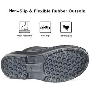 Botas de Senderismo <span class=keywords><strong>para</strong></span> <span class=keywords><strong>Hombre</strong></span>, Impermeables, Aislantes, con Cordones Elásticos, Cómodas <span class=keywords><strong>para</strong></span> Clima Frío, <span class=keywords><strong>para</strong></span> Acampar, Pescar, Caminar, Protectoras - Product Image 4