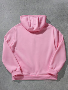 Custom Made 465GSM Heavyweight Pullover Streetwear Sudadera con capucha en blanco Zip-Up Custom Embriordered Logo Boxy Fit Sudadera con capucha - Product Image 6