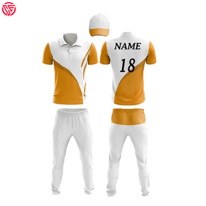 Camiseta de críquet con logotipo personalizado y diseño de pantalón, Camiseta y pantalón de alta calidad, conjunto de críquet, uniforme de críquet - Product Image 6