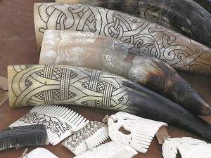 Corne à boire Viking naturelle faite à la main de meilleure qualité RITUAL avec la meilleure qualité fabriquée par exportation depuis l'Inde - Product Image 6