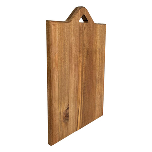 Planche à découper en bois d'acacia écologique de haute qualité, planche à découper avec poignée personnalisée en bois sans danger pour la cuisine, la préparation et le service - Product Image 5