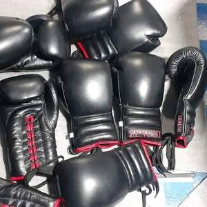 Guantes de boxeo de cuero genuino de alta calidad con protección UV Pull-On Hook-and-Loop Wrist para hombres mujeres deportes al aire libre - Product Image 4