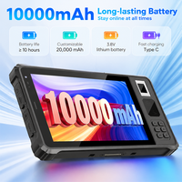 Tablette robuste CENAVA 8 pouces, Android 16, IP68, étanche, tablette industrielle, 8 Go, 128 Go, 4G, GPS, NFC, lecteur de codes-barres 1D 2D