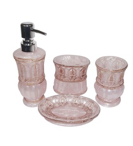 Phòng Tắm Sang Trọng Thiết Lập Xuất Khẩu Chất Lượng Trang Chủ Trang Trí Tắm Organizer Kit Hot Bán Đá Cẩm Thạch Phòng Tắm Thiết Lập Trong Giá Rẻ Giá - Product Image 3