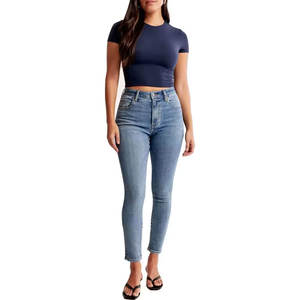 Dernier design, service OEM, pantalon en jean pour femmes, confortable, respirant, jean de qualité supérieure pour femmes - Product Image 1