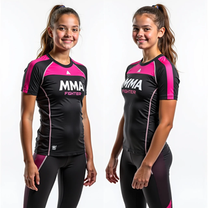 Compresión HD Print Rash Guards MMA BJJ Gear Anti UV Sublimado Fitness Training Top Jiu Jitsu Kimono de Jiu Jitsu - Product Image 3