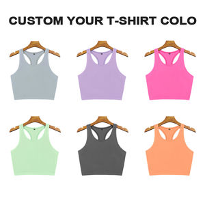 เสื้อครอปท็อปแฟชั่นสุดเซ็กซี่สำหรับผู้หญิงปี 2026 ผลิตจากผ้าฝ้ายใยไผ่รักษ์โลก แห้งเร็ว เหมาะสำหรับออกกำลังกาย เล่นโยคะ และสวมใส่เป็นเสื้อกล้าม - Product Image 3