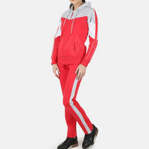 ชุดวอร์มสีทึบสำหรับผู้หญิงชุดวอร์มสำหรับใส่กลางแจ้งดีไซน์ตามสั่ง - Product Image 4