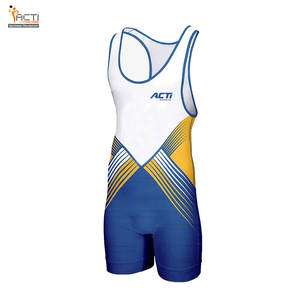 เสื้อกล้ามนักมวยปล้ำผ้าโพลีเอสเตอร์ผ้าสแปนเด็กซ์แห้งเร็วออกแบบได้ตามต้องการ - Product Image 2