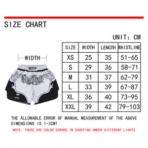 Pantalones cortos de boxeo para mujer, pantalones cortos de MMA bordados para hombre, bañadores de entrenamiento de Kickboxing de combate profesional, pantalones de Muay Thai para niños y niñas - Product Image 6