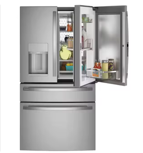 NUEVO GE Profile 27.9 Cu. Refrigerador Inteligente de 4 Puertas Francesas, Personalizable, Compatible con OEM, Grado DIY - Product Image 1