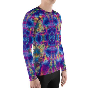 Rashguard pour homme à séchage rapide et confortable à vendre Rashguard pour homme à manches longues de couleur unie pour vêtements de fitness - Product Image 5