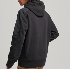 Sweat à capuche d'hiver à fermeture éclair lourd personnalisé 100% coton coupe régulière broderie de haute qualité Service OEM - Product Image 2