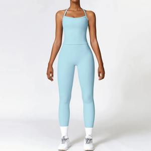 Compression Athletic Wear Yoga Sets for Women 6 Piece Long Sleeve <b>Shorts</b> <b>Leggings</b> Jackets Crop Top Active Wear Workout Outfits - Product Image 1