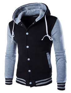 Sweat à capuche classique brodé avec logo personnalisé en gros 2025, unisexe, pour homme, hiver, chaud, patchwork, polaire, 100% coton, tout - Product Image 2