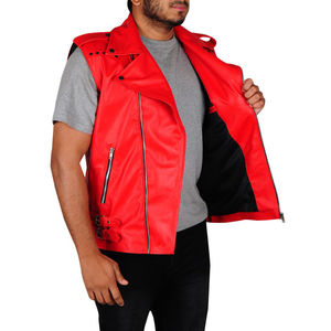 Cuero genuino Diseño personalizado Durable Invierno Nueva llegada Precio al por mayor Chaleco de cuero 2025 Venta caliente Chaleco de cuero - Product Image 3