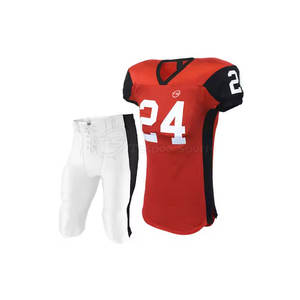 ชุดยูนิฟอร์มอเมริกันฟุตบอลชายขายตรงจากโรงงาน ไซส์พลัส ปรับแต่งได้ เสื้อผ้ากีฬาระบายอากาศ แห้งเร็ว แบบขาสั้น - Product Image 1