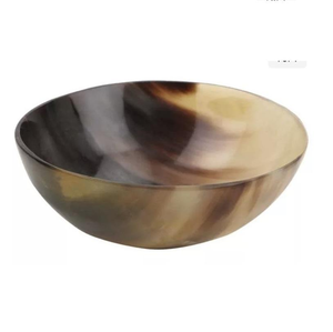 Bol en corne naturelle personnalisé, pièce authentique, pour les fêtes, meilleur prix pour la corne de vache, couleur, service, décoration de table - Product Image 3