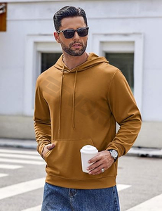 Sweat à capuche en molleton français de haute qualité, coupe ample et longue, avec un imprimé numérique 3D tendance, conçu pour un confort thermique - Product Image 3