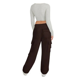 Pantalones Cargo de Alta Calidad para Mujer, Pantalones Deportivos de Pierna Ancha, Joggers, Ropa Deportiva de Moda Otoñal, Conjuntos Holgados de Invierno - Product Image 4