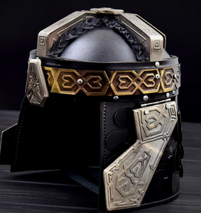 Casco de Gimli de El Señor DE LOS Anillos-Casco de enanos Cosplay Esparta griega Acero corintio romano antiguo - Product Image 1