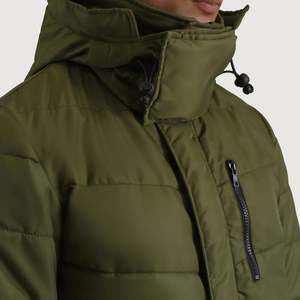 Moore Green Casual Style Hooded <b>Parka</b> with Waterproof Feature - Product Image 6
