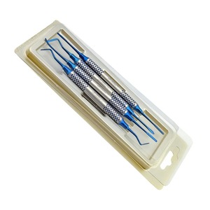 Periotoomes chirurgicaux réutilisables en titane revêtu, certifiés CE par Dogmatic International, pour le lifting gingival par tunnelisation dentaire - Product Image 2